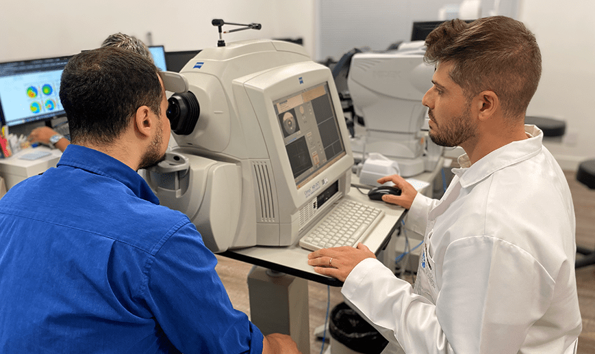 tomografia de coerência óptica OCT